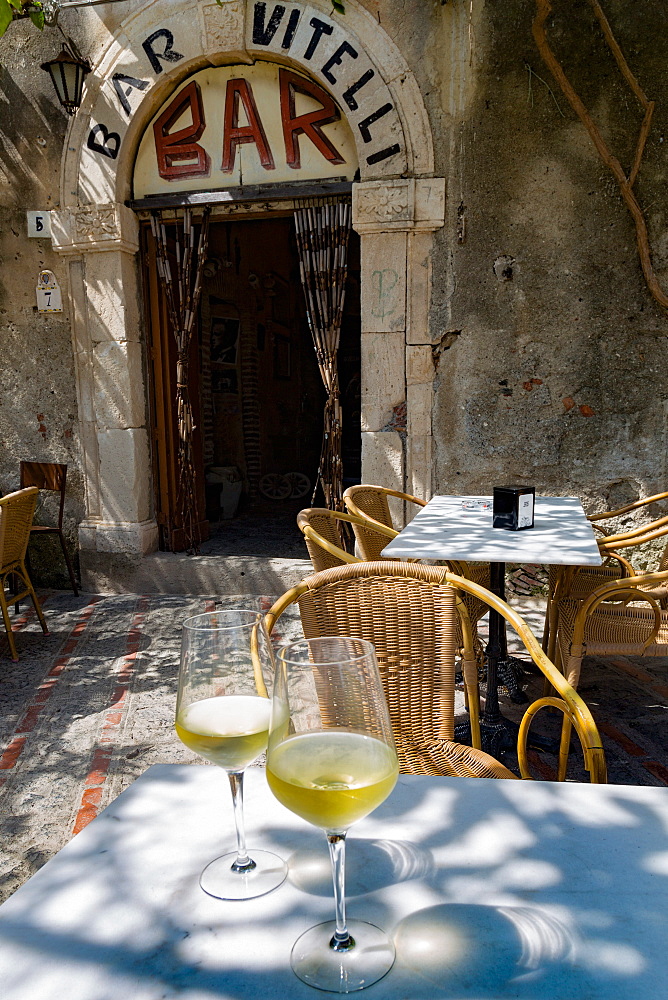 Bar Vitelli in the hill town of Savoca was a location in The Godfather, Sicily, Italy, Europe