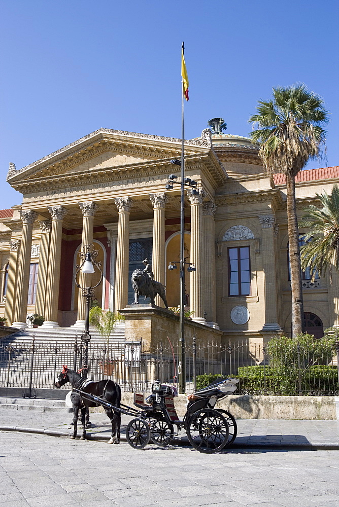 Teatro Massimo, Palermo, Sicily, Italy, Europe