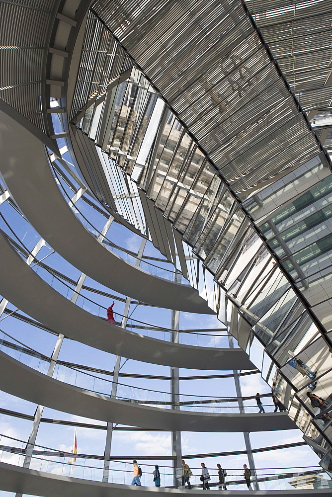 Dome, Reichstag, (Bundestag), Berlin, Germany, Europe