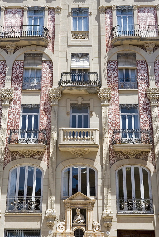 art deco house, Valencia, Mediterranean, Costa del Azahar, Spain, Europe