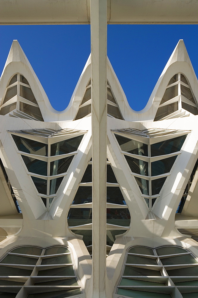 Museu de les Ciencies Principe Felipe (Science Museum), Ciutat de les Arts i de les Ciencies (City of Arts and Sciences), Valencia, Costa del Azahar, Spain, Europe