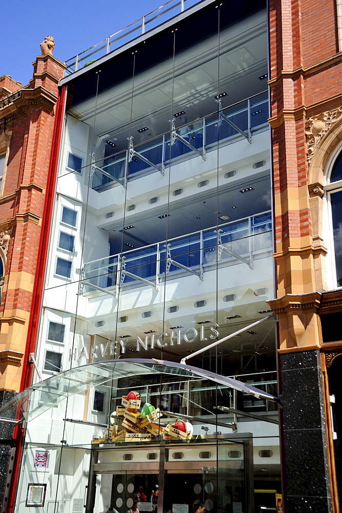 Harvey Nichols Shop, Briggate, Leeds, West Yorkshire, England, United Kingdom, Europe