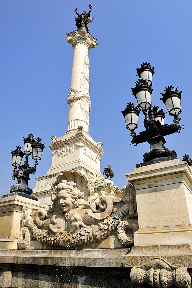 Monument Aux Girondins, Bordeaux, UNESCO World Heritage Site, Gironde, Aquitaine, France, Europe