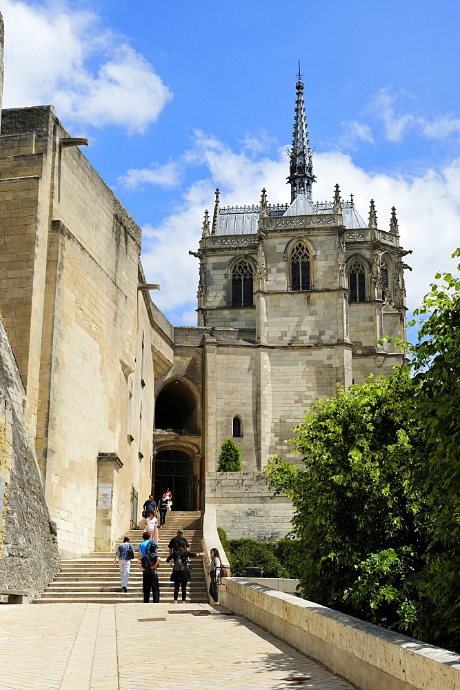 Chapel, Chateau d'Amboise, Amboise, UNESCO World Heritage Site, Indre-et-Loire, Loire Valley, Centre, France, Europe