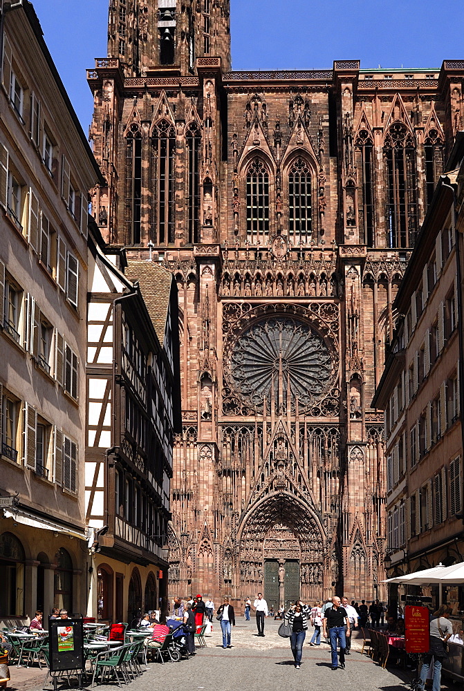 Notre Dame Cathedral, Strasbourg, Alsace, France, Europe