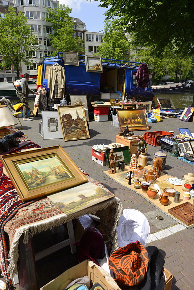 Waterlooplein Flea Market, Amsterdam, North Holland, Netherlands, Europe