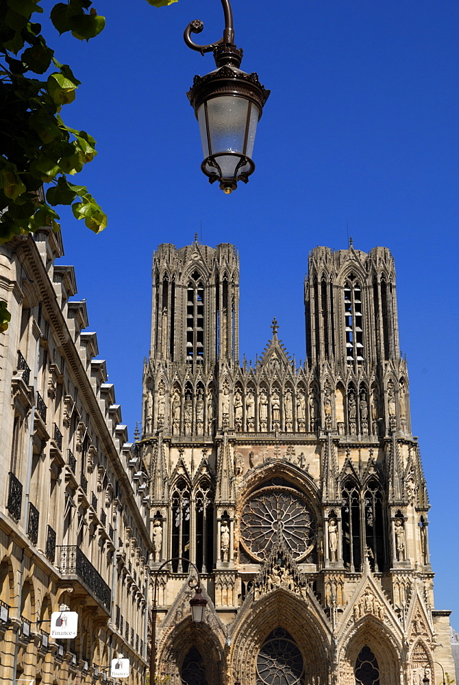 Cathedral of Notre-Dame, UNESCO World Heritage Site, Reims, Marne, Champagne-Ardenne, France, Europe