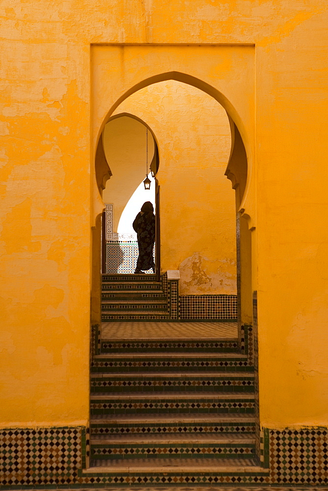 Mausoleum of Moulay Ismail, Meknes, Morocco, North Africa, Africa