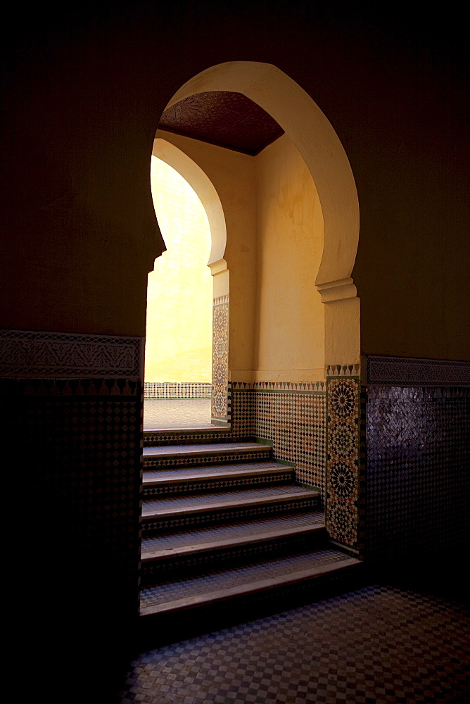 Mausoleum of Moulay Ismail, Meknes, Morocco, North Africa, Africa