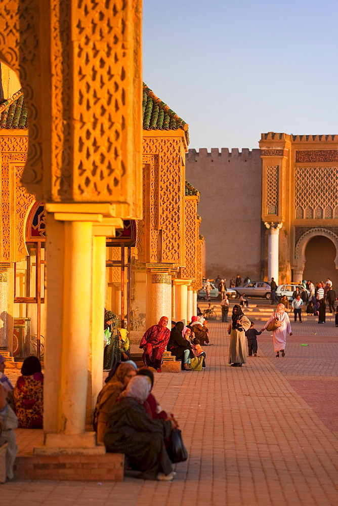 Place el Hedim, Meknes, UNESCO World Heritage Site, Morocco, North Africa, Africa