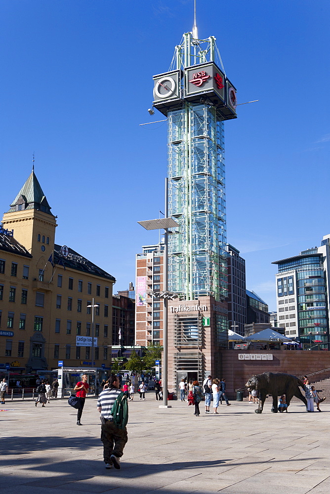 Jernbanetorget, Oslo, Norway, Scandinavia, Europe