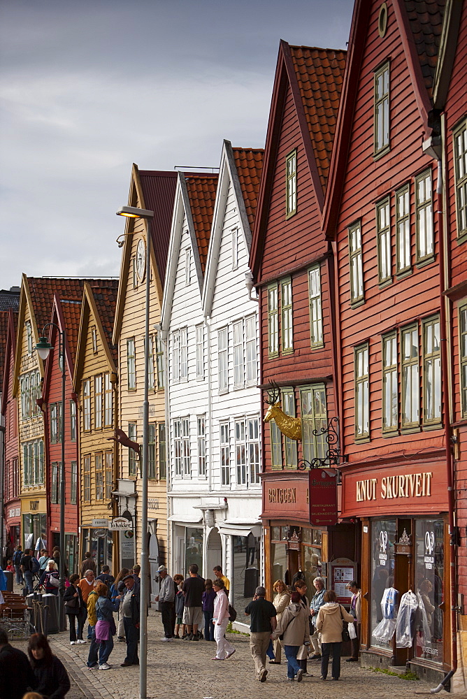 Bryggen, UNESCO World Heritage Site, Bergen, Norway, Scandinavia, Europe