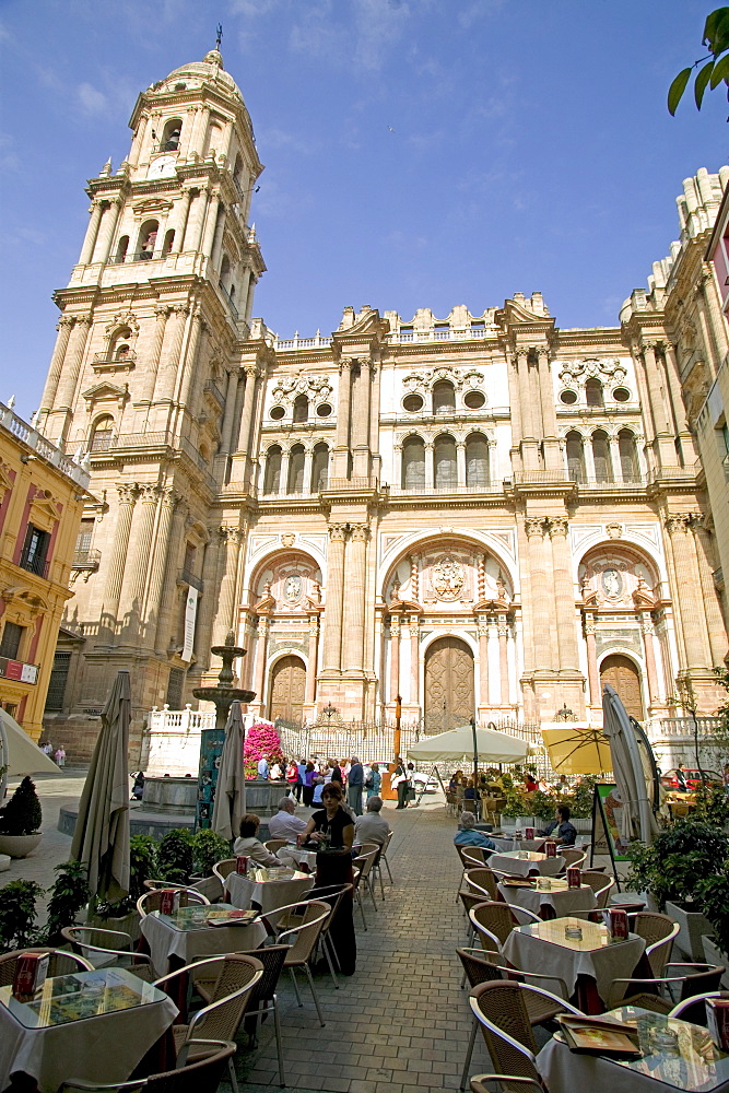 Cathedral, Malaga, Andalucia, Spain, Europe