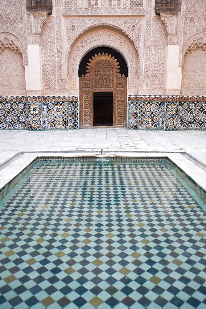 Medersa Ben Youssef, Marrakech, Morocco, North Africa, Africa