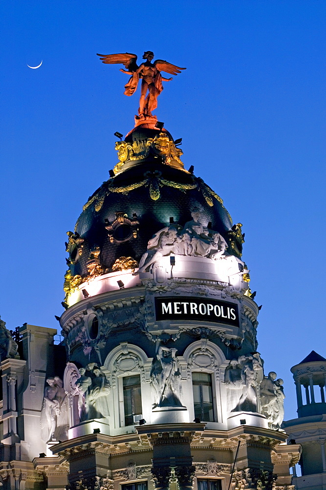 Metropolis Building, Madrid, Spain, Europe