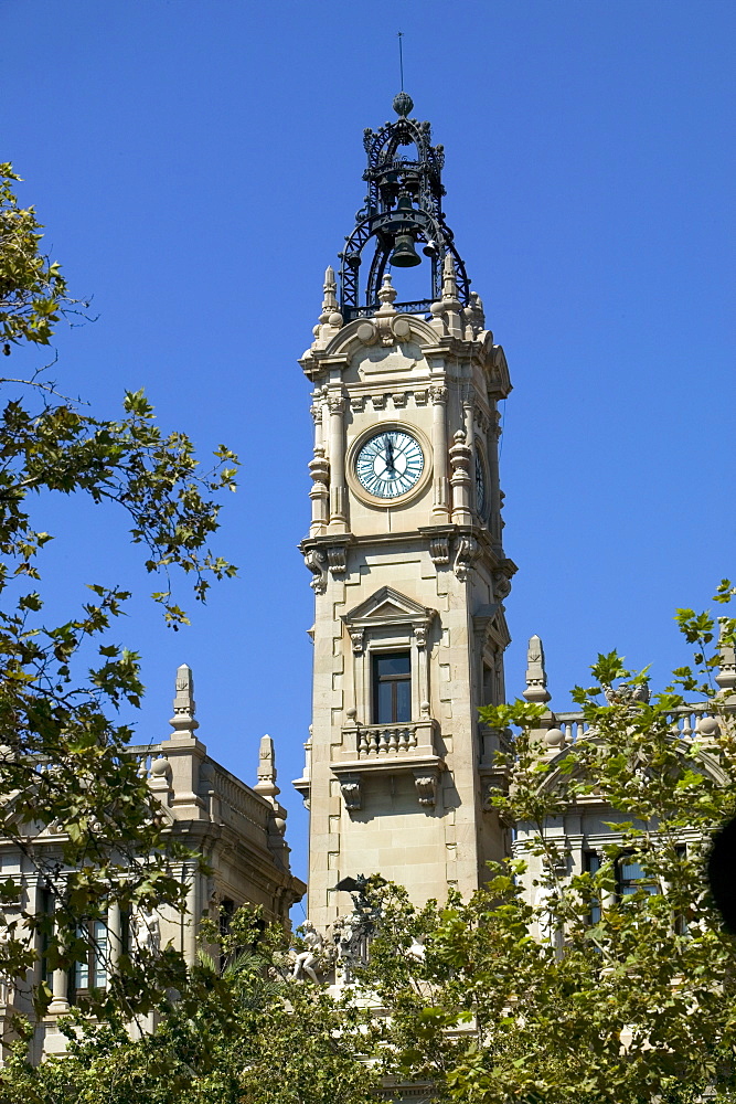 Ayuntamiento (city hall), Valencia, Spain, Europe