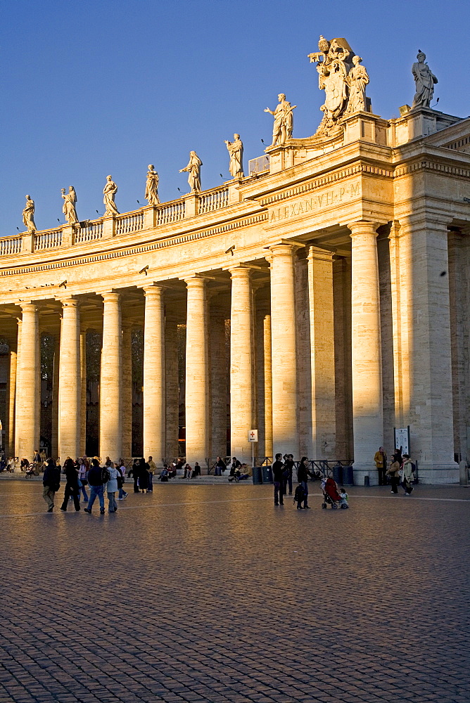 St. Peter's Square, Vatican City, Rome, Lazio, Italy, Europe