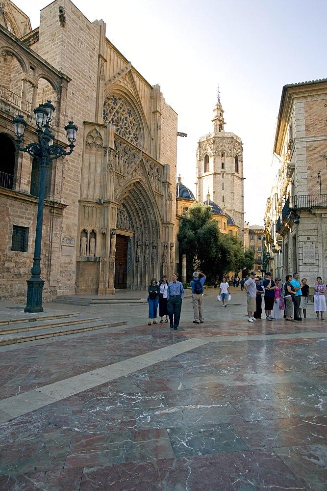 Plaza de la Virgen (Virgen Square), Valencia, Spain, Europe