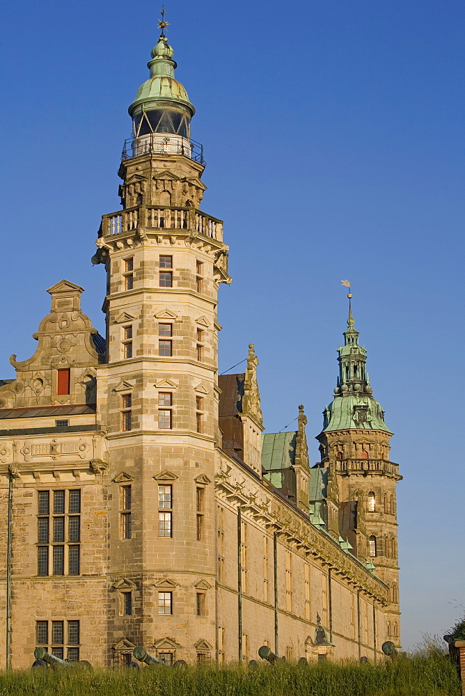 Kronborg castle, UNESCO World Heritage Site, Elsinore (Helsingor), North Zealand, Denmark, Scandinavia, Europe