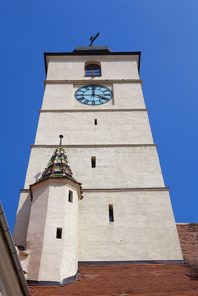 Mica square, Sibiu, Transylvania, Romania, Europe