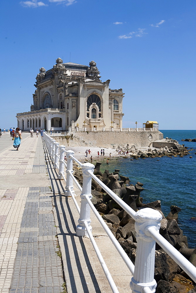 Casino, Waterfront promenade, Constanta, Romania, Europe