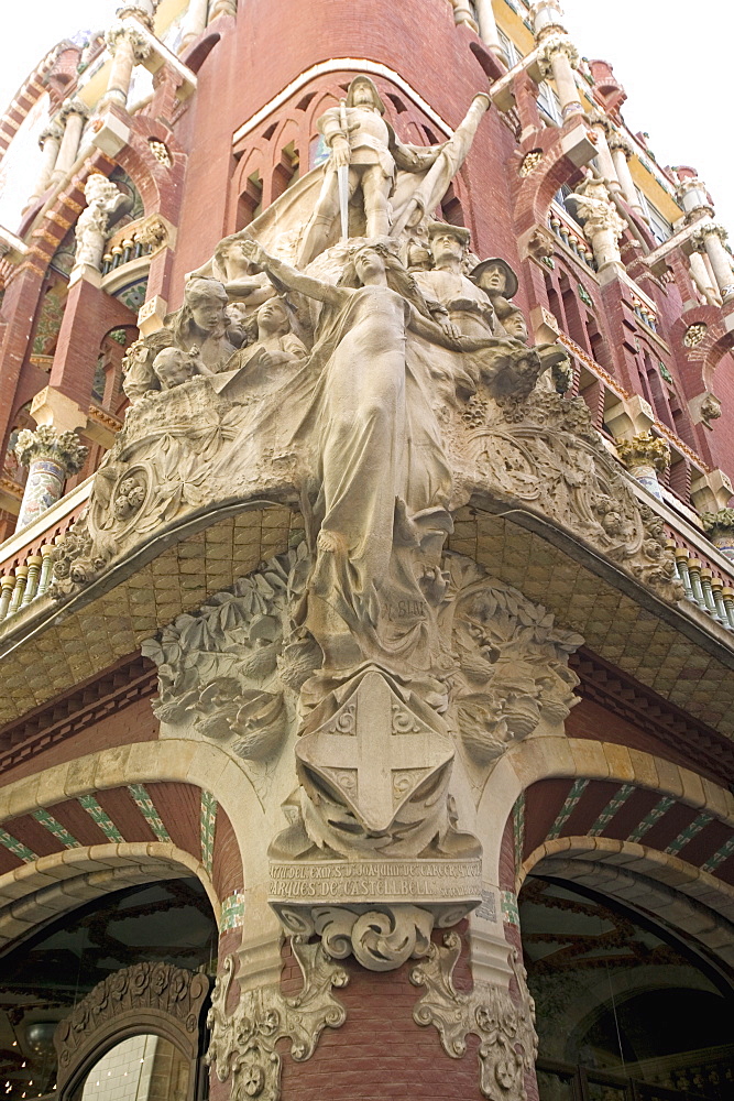 Catalan Music Palace, Barcelona, Catalonia, Spain, Europe