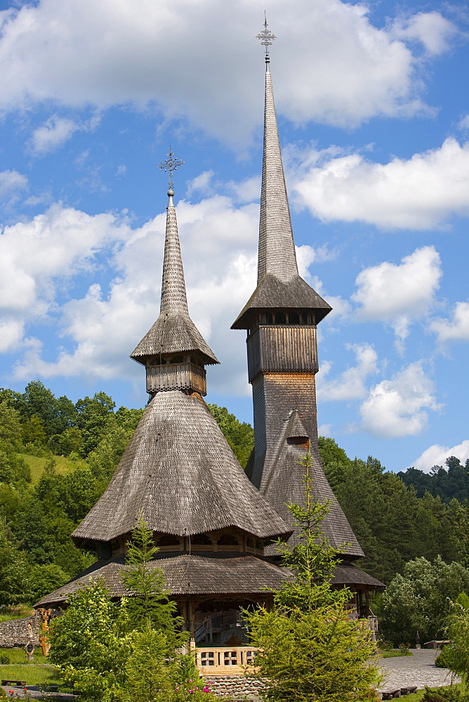 Barsana modern monastery, Barsana, Maramures, Romania, Europe