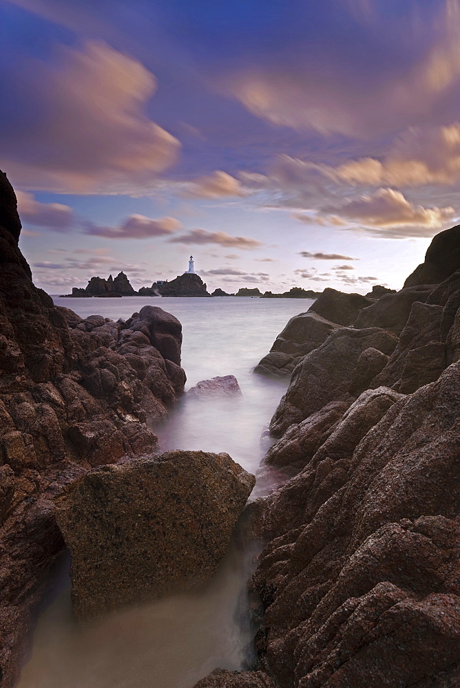 Corbiere Lighthouse, Jersey, Channel Islands, United Kingdom, Europe