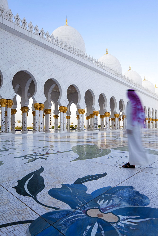 Sheikh Zayed Bin Sultan Al Nahyan Mosque, Abu Dhabi, United Arab Emirates, Middle East