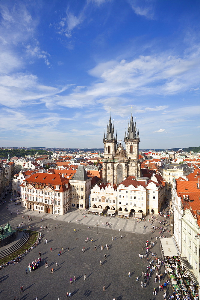 Church of Our Lady before Tyn (Tyn Church) in the Old Town (Stare Mesto), Prague, Czech Republic, Europe