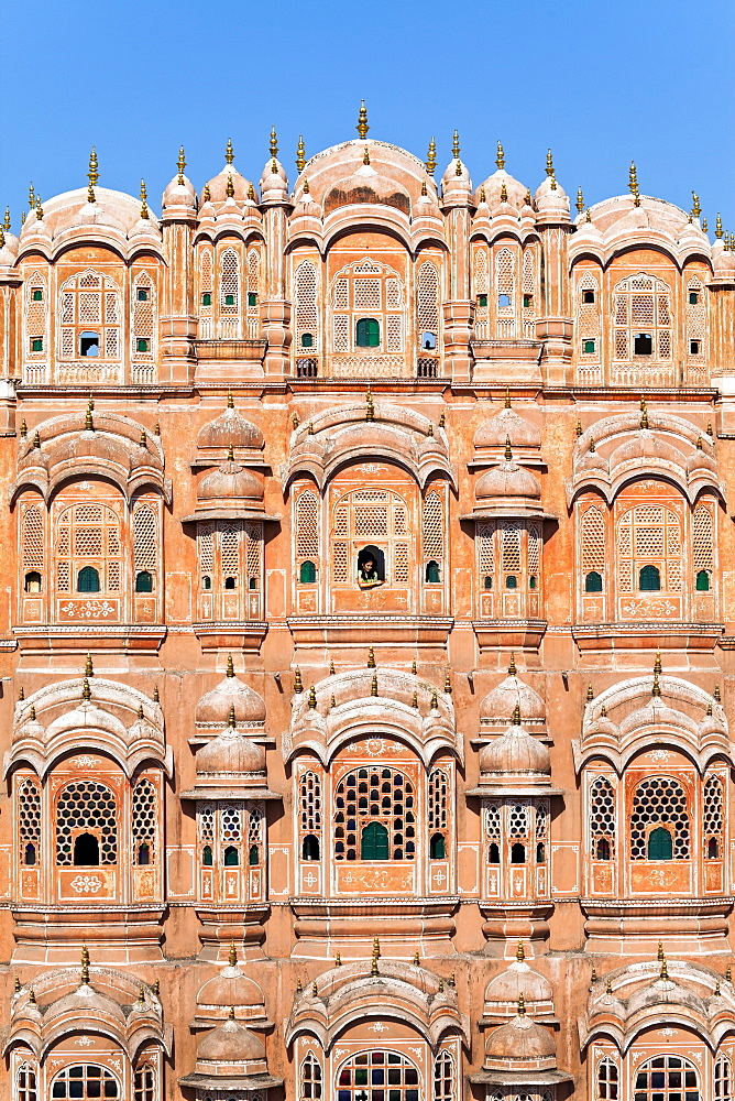 Hawa Mahal (Palace of the Winds), built in 1799, Jaipur, Rajasthan, India, Asia