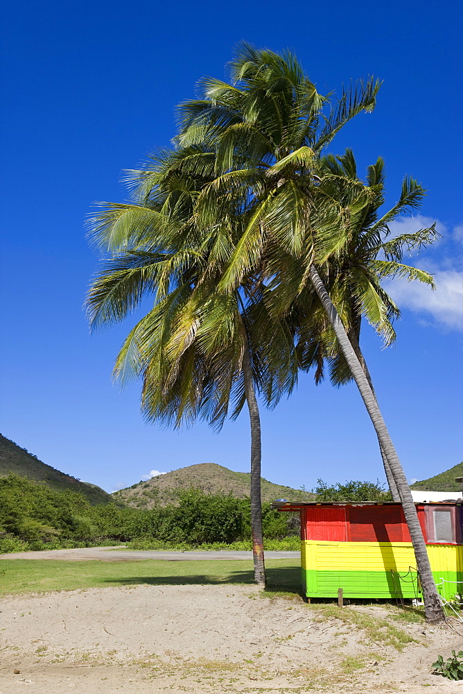 Turtle Beach, on the southeast peninsula, St. Kitts, Leeward Islands, West Indies, Caribbean, Central America