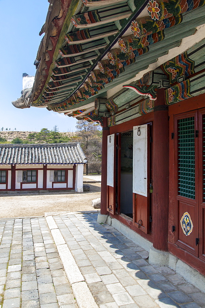 King Wang Kon's Mausoleum, Kaesong City, Democratic People's Republic of Korea (DPRK), North Korea, Asia