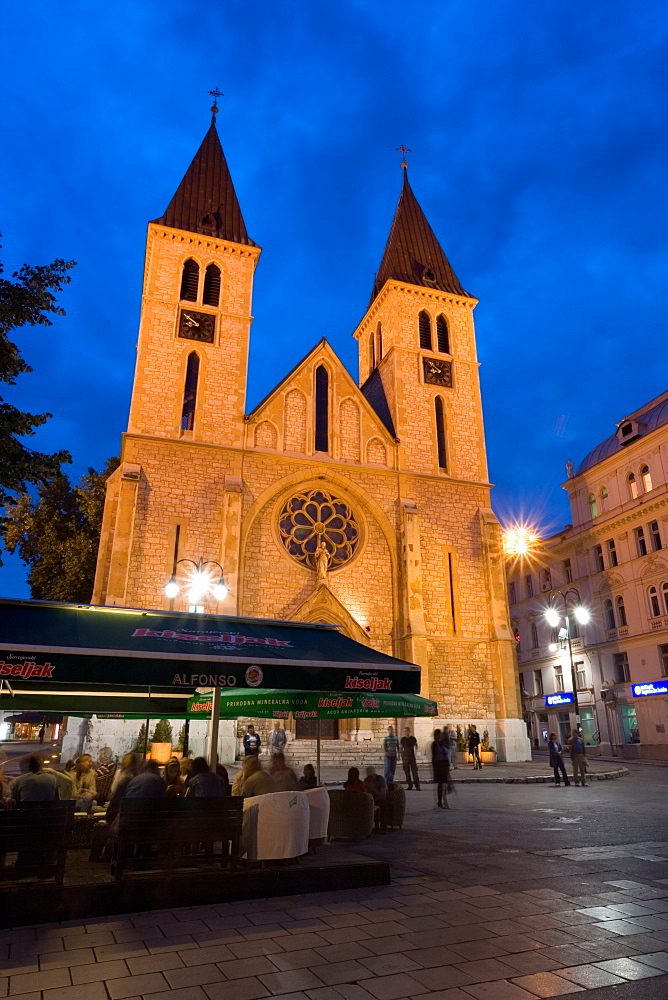 Sarajevo Catholic Church, Sarajevo, Bosnia and Herzegovina, Europe 