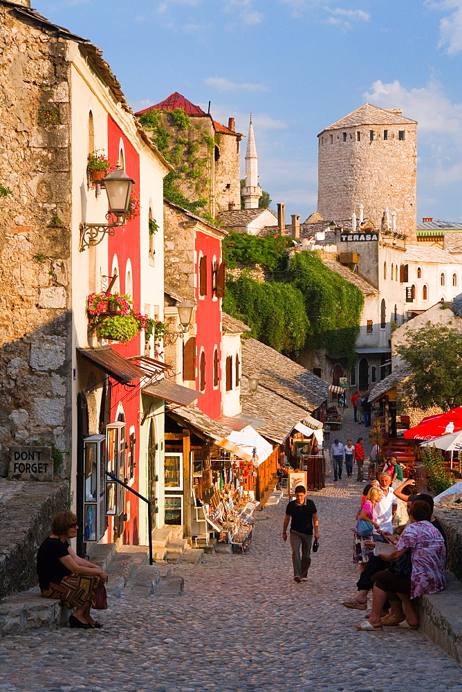 The old town of Mostar, UNESCO World Heritage Site, Herzegovina, Bosnia-Herzegovina, Europe