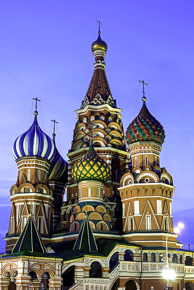 St. Basils Cathedral in Red Square, UNESCO World Heritage Site, Moscow, Russia, Europe