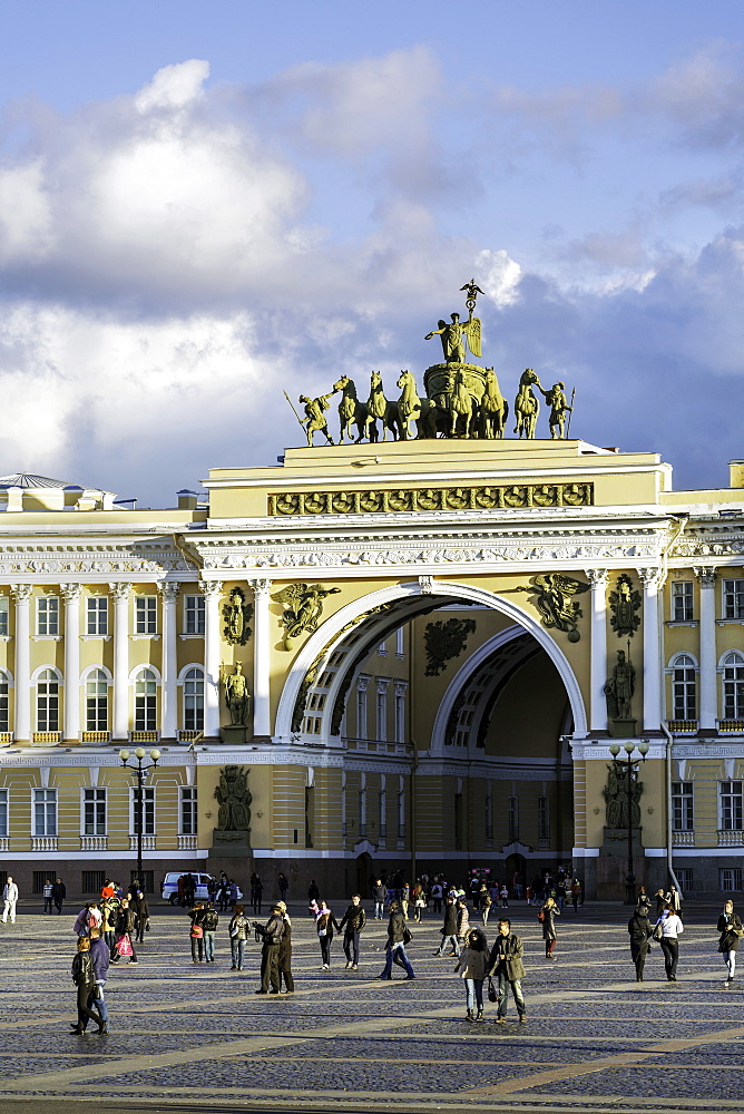 General Staff Building, Hermitage Square, St. Petersburg, Russia, Europe