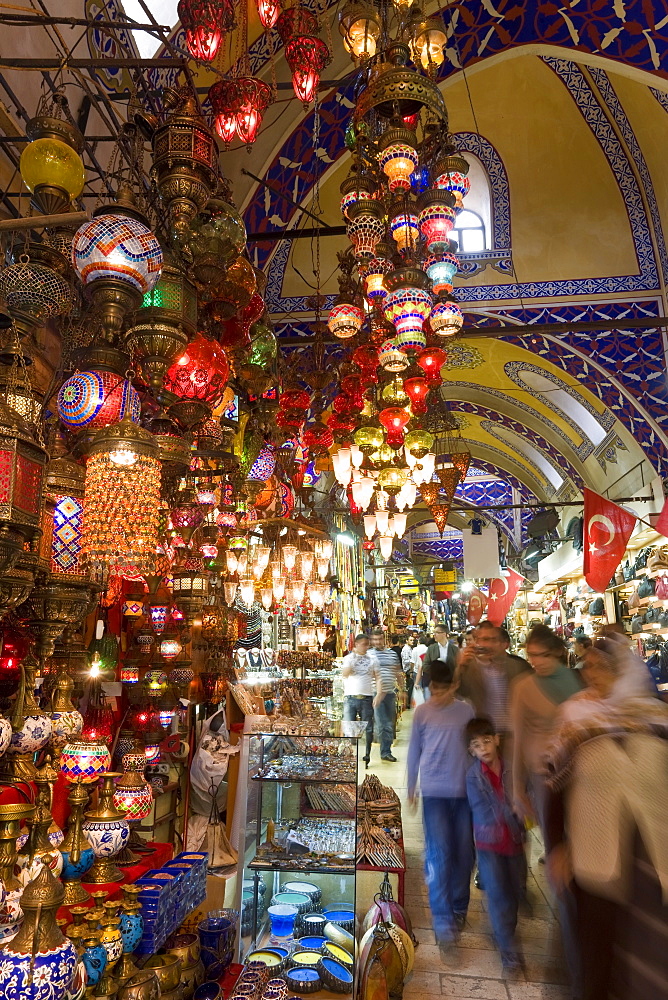 Grand Bazaar (Kapali Carsi), Istanbul, Turkey, Europe