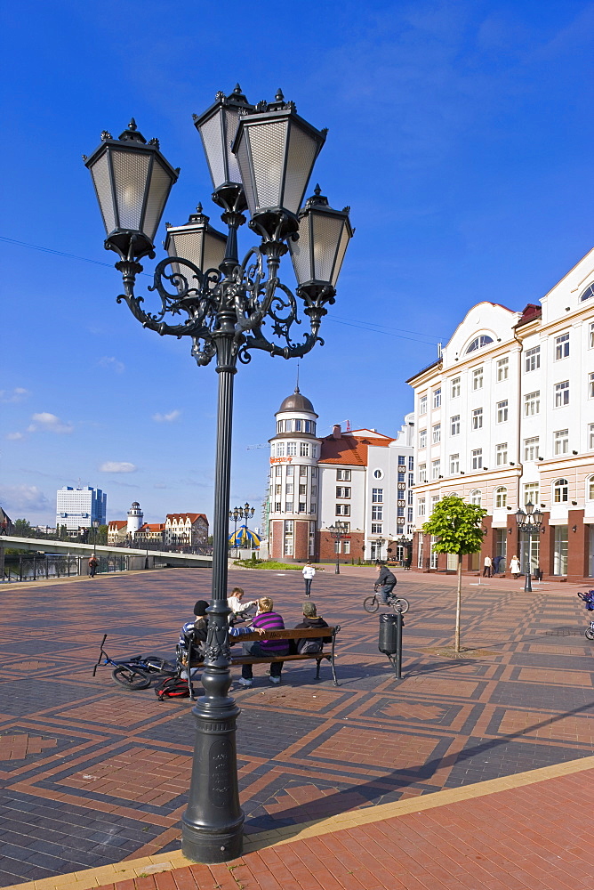 Fish Village, modern housing, hotel and restaurant development, Kaliningrad (Konigsberg), Russia, Europe