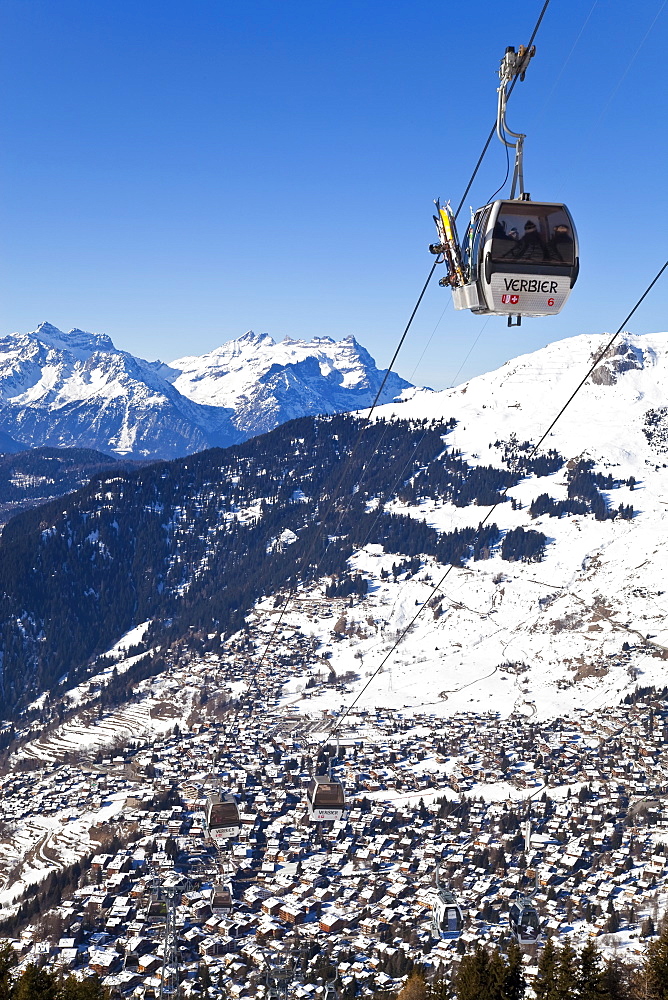 Verbier, Valais, Four Valleys region, Bernese Alps, Switzerland, Europe