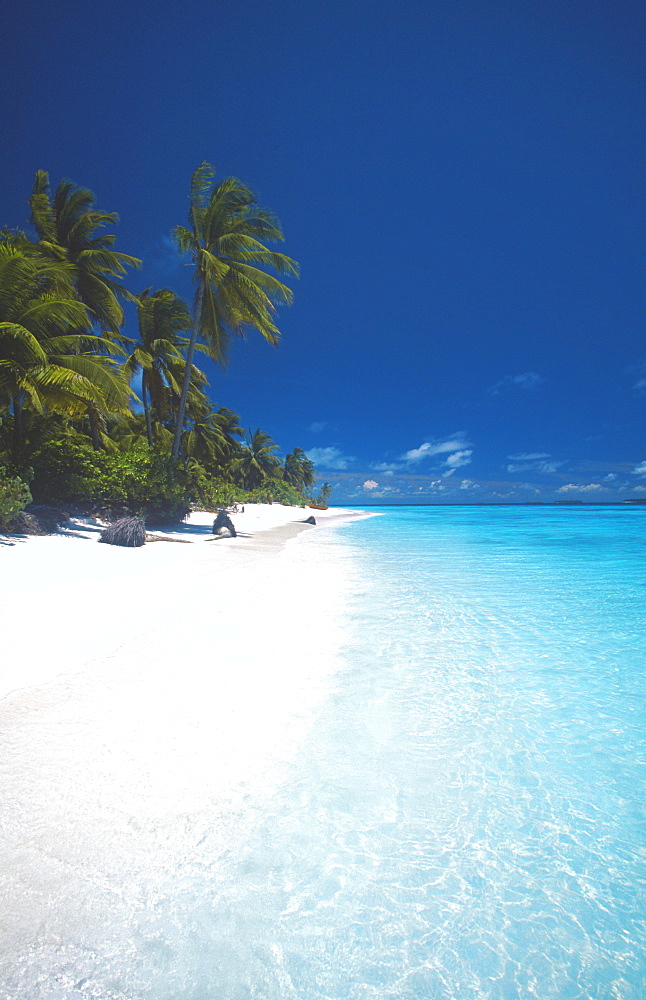 Desert island, Baa atoll, The Maldives, Indian Ocean, Asia