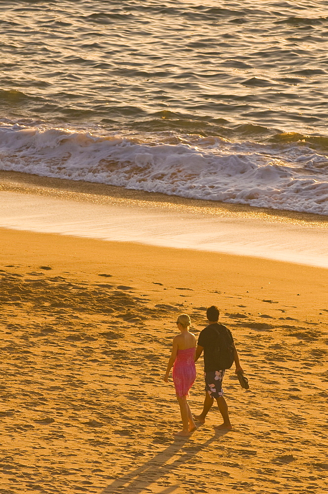 Sunset on Puerto Vallarta beach, Puerto Vallarta, Jalisco, Mexico, North America