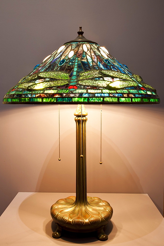 Tiffany lamp, the Charles Hosmer Morse Museum, Winter Park, Florida, United States of America, North America