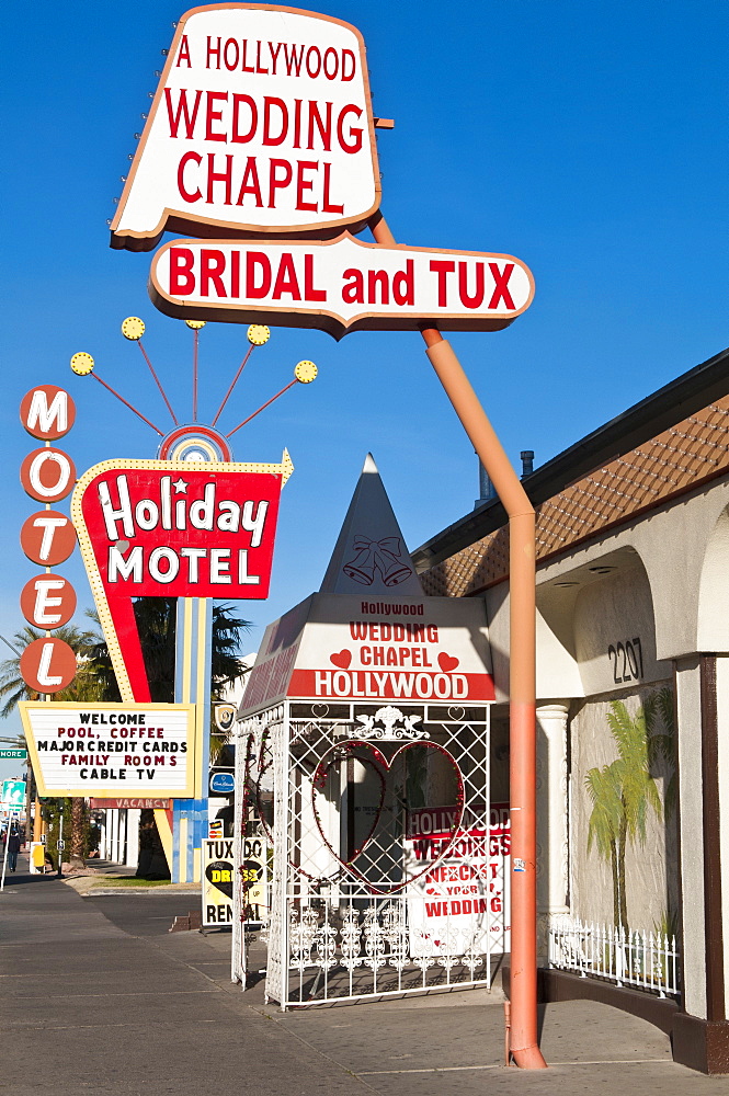 A Hollywood Wedding Chapel, Las Vegas, Nevada, United States of America, North America