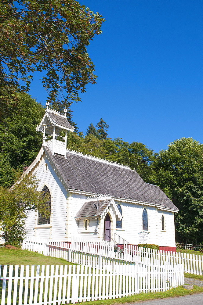 Historic Anglican Church, Alert Bay, British Columbia, Canada, North America 