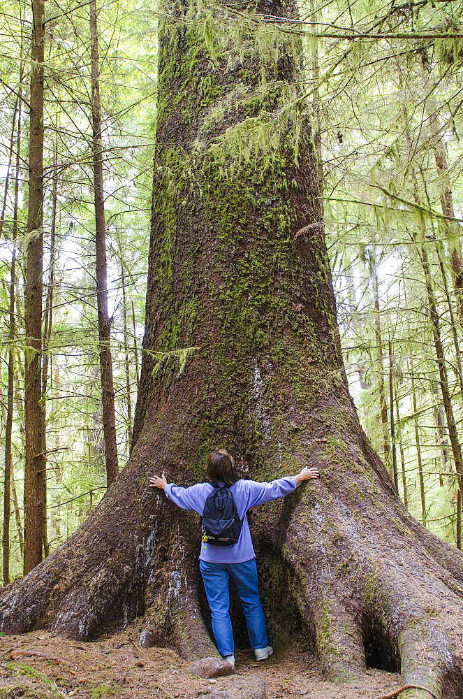 Hiking in Naikoon Provincial Park, Haida Gwaii (Queen Charlotte Islands), British Columbia, Canada, North America 