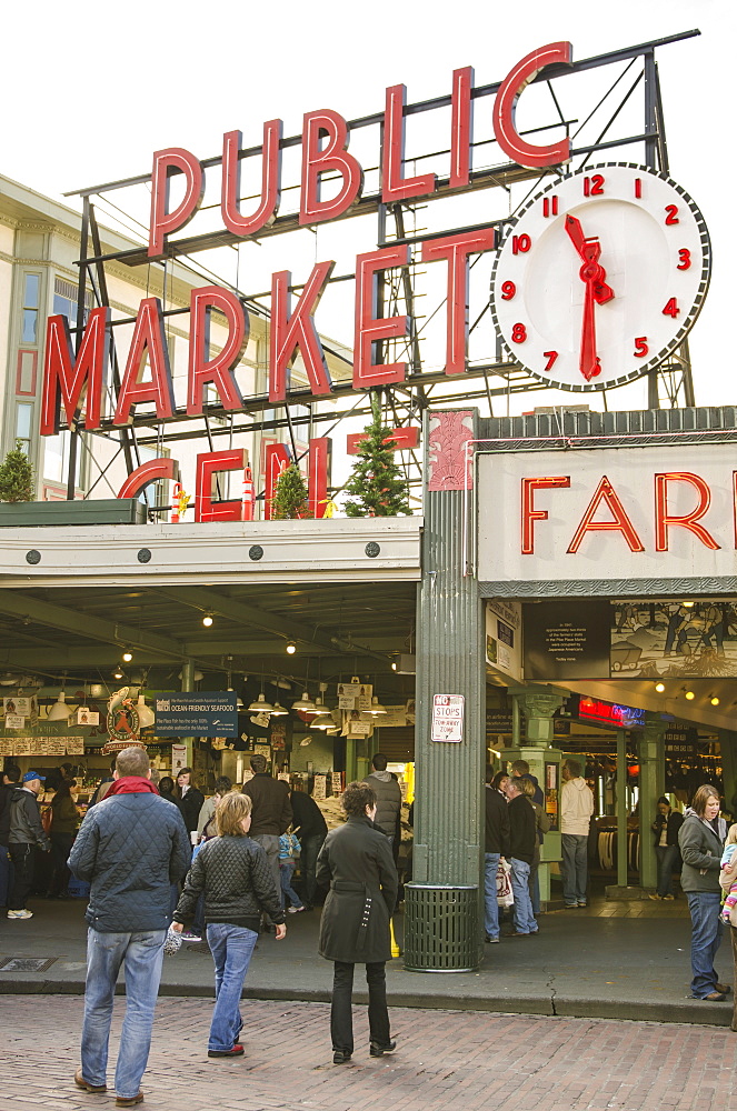 Pikes Place Market, Seattle, Washington State, United States of America, North America 