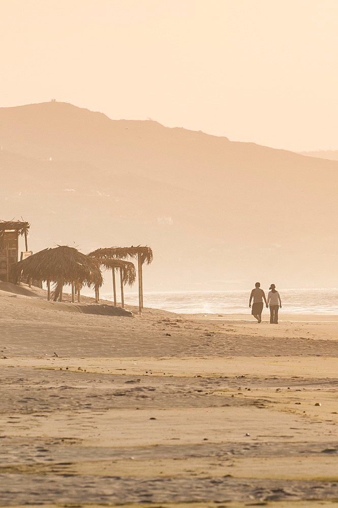 The beach at Mancora, Peru, South America 