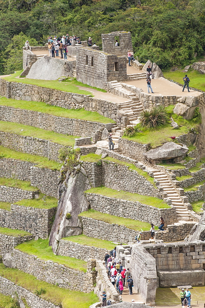 Machu Picchu, UNESCO World Heritage Site, Aguas Calientes, Peru, South America