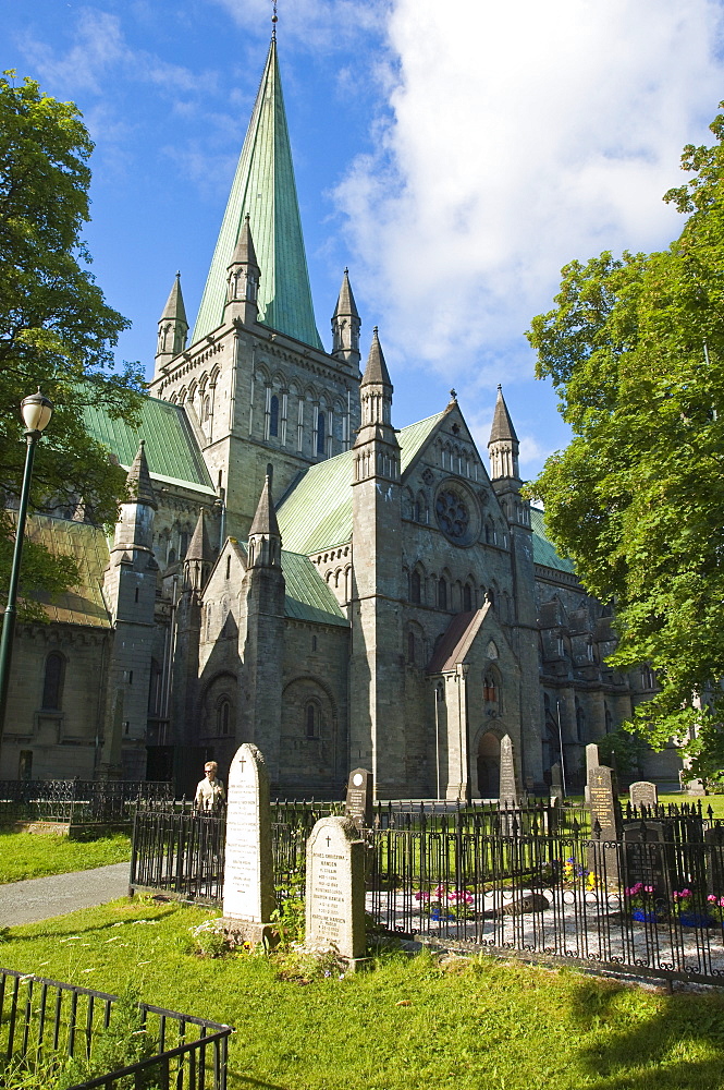 Nidaros Cathedral, Trondheim, Norway, Scandinavia, Europe